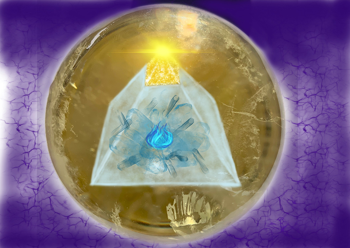 Dôme Pyramide de Crystal-Lumière